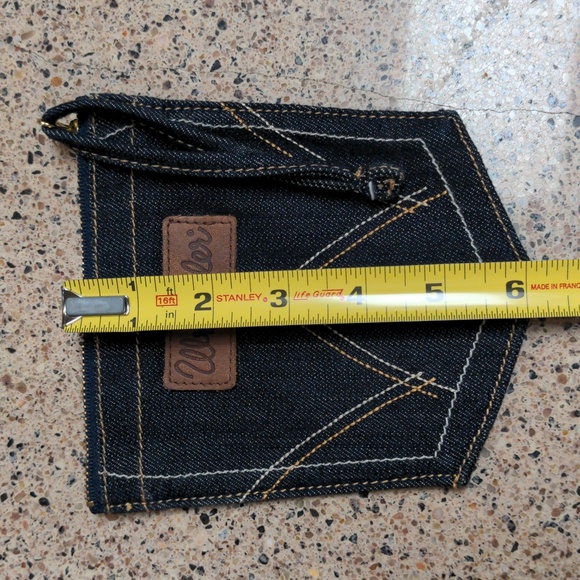 WRANGLER Zippered Coin Purse/Denim Pocket - Picture 10 of 12